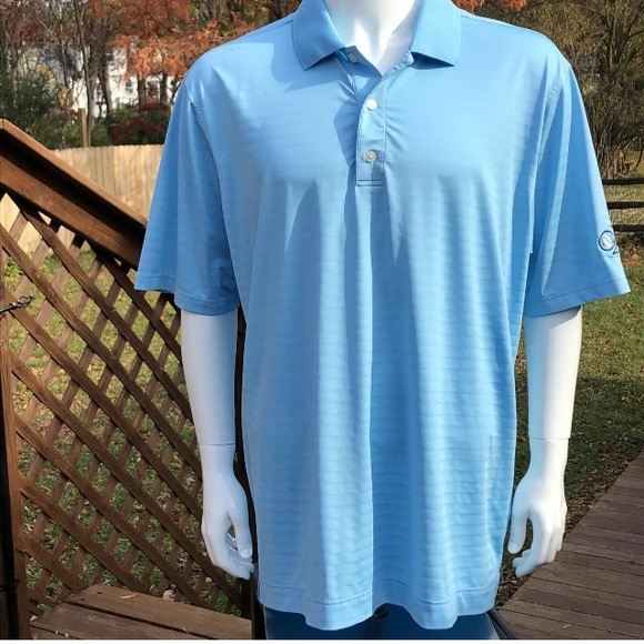FootJoy Other - FJ FootJoy Mens Polo Shirt XL The Glades Golf & Country Club Blue Short Sleeve